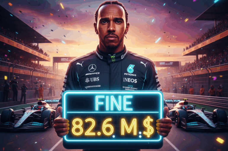 Lewis Hamilton and the 82.6 M $ controversy shaking F1