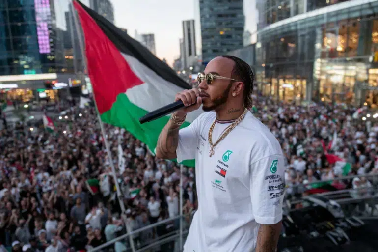 Lewis Hamilton denounces the humanitarian catastrophe in Gaza, it’s terrifying