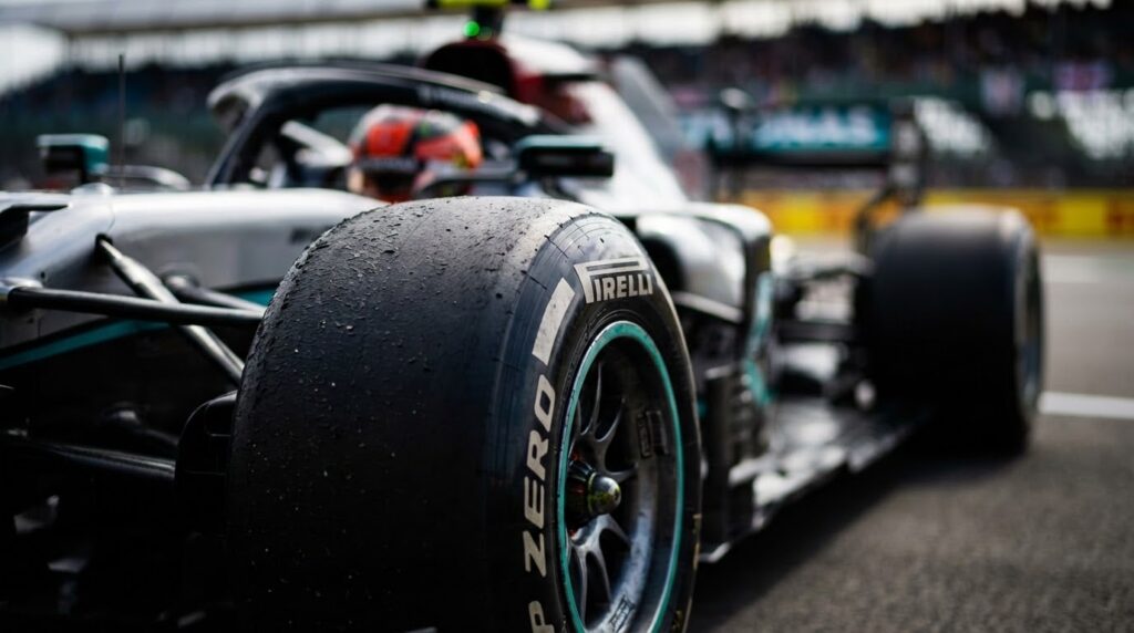 Tire of a F1 by Pirelli