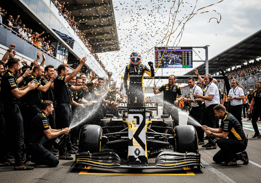 The Renault engine leaves F1 after 50 years of highs and lows