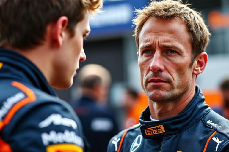 jenson button hints at a possible penalty for lando norris as mclaren faces a discreet sanction. discover the controversy unfolding in the f1 world and how it could impact the driver and team.
