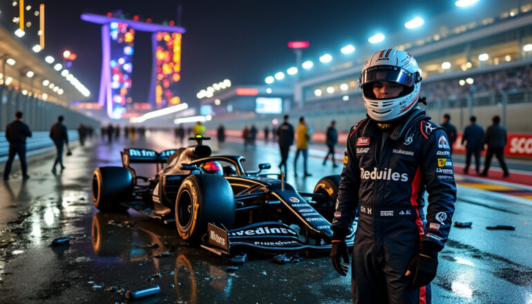 after his collision with the singapore barrier, liam lawson delivers a determined and professional response, showcasing his resilience and focus in the face of adversity. read more about his reaction and next steps.