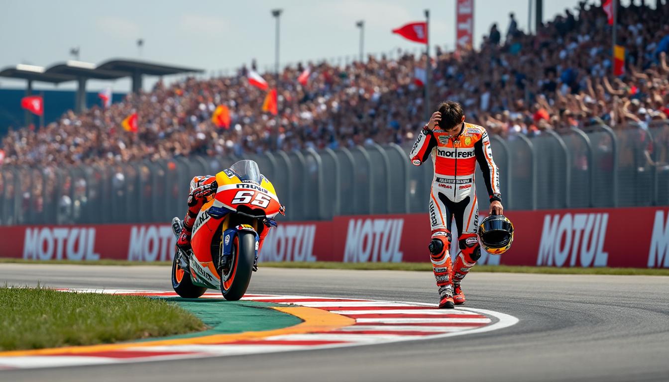 jack miller leaves fans disappointed after an unexpected early exit from his much-anticipated hometown motogp race, raising questions about his future performance and recovery.