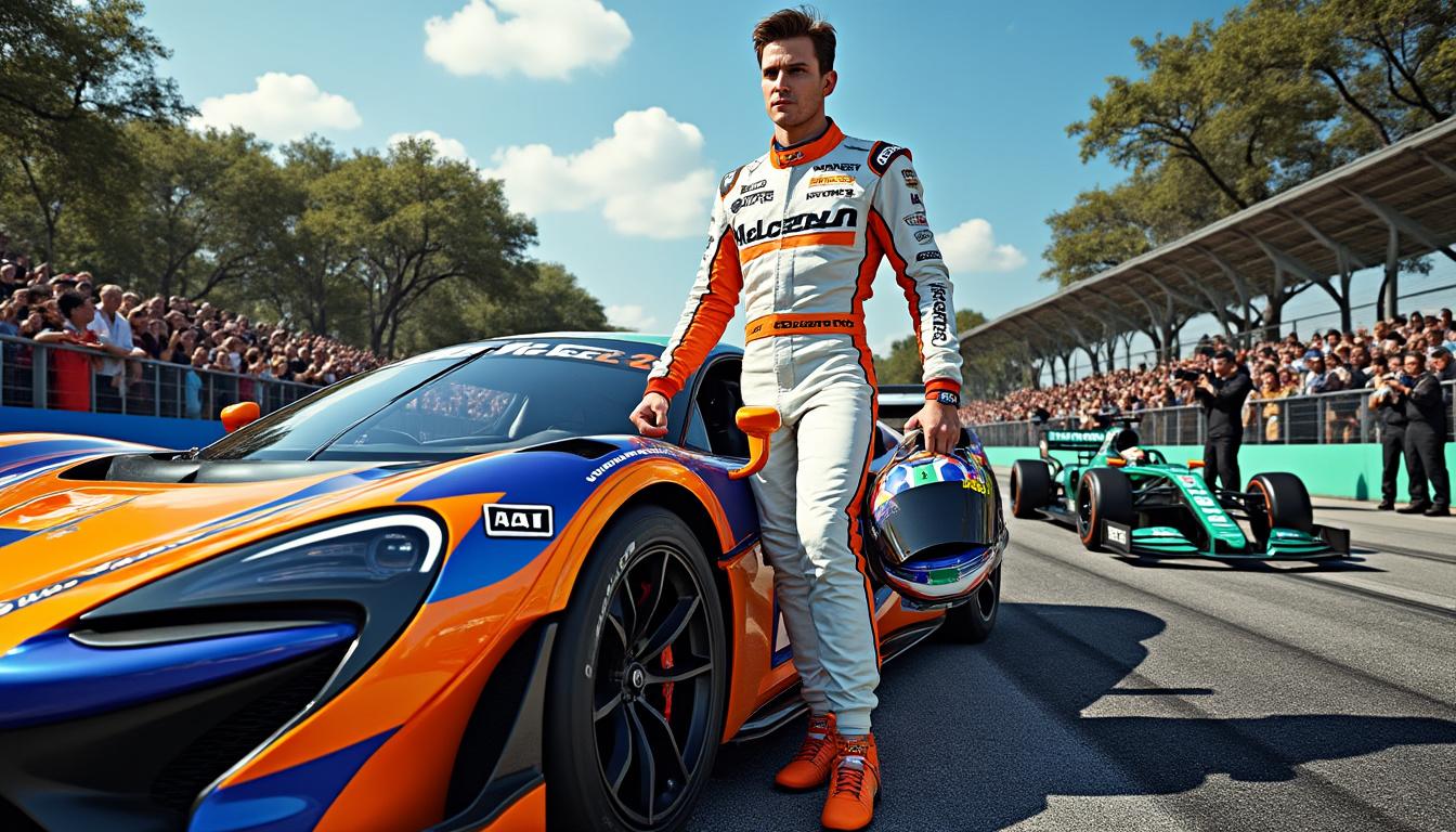lando norris delivers an impressive performance at the austin grand prix, yet it's nico hülkenberg who captures everyone's attention by overshadowing mclaren with his unexpected moves.