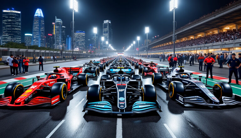discover the updated starting lineup for the 2025 f1 singapore grand prix after two drivers were disqualified. get the latest details on grid changes and race implications.