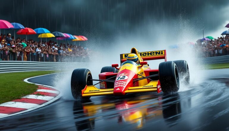 discover the captivating story behind jean alesi's unforgettable rain-soaked race performance, three decades later. uncover exclusive insights and untold moments from this iconic chapter in motorsport history.