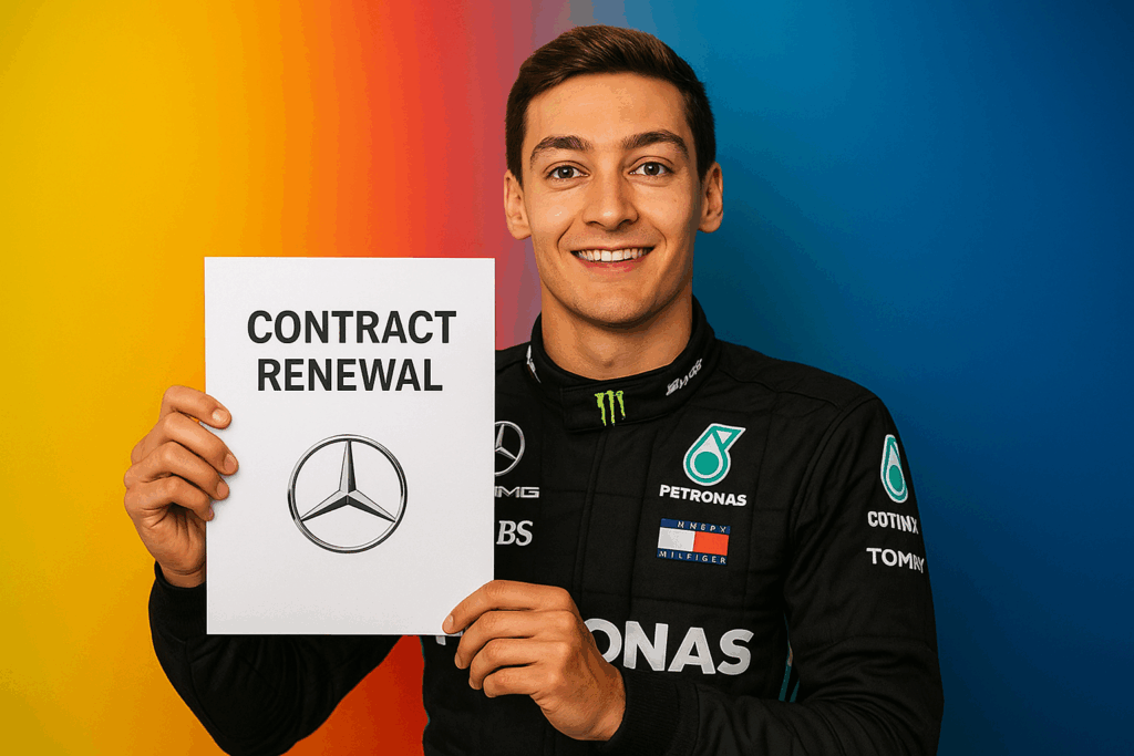 Why George Russell waited to sign his new Mercedes contract