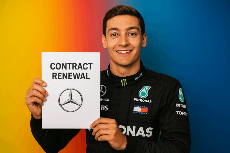 Why George Russell waited so long to sign his new Mercedes contract