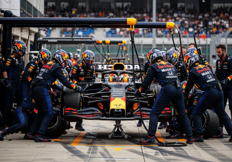 The fastest pit stops that were recorded in F1