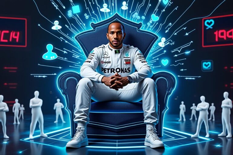 discover how lewis hamilton dominates instagram as the reigning king, with his popularity amplified even by fake followers. explore the impact on his social media presence and fame.