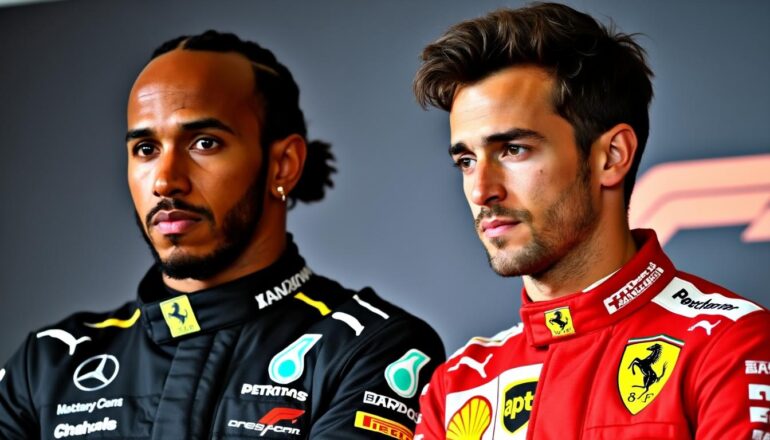 lewis hamilton and charles leclerc address ferrari chairman's criticism with honest and straightforward responses, shedding light on the ongoing tensions in formula 1.