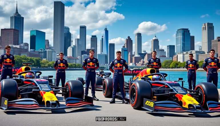 red bull and racing bulls team up with ford to launch an exciting 2026 racing season in detroit, promising high-speed action and innovation on the track.