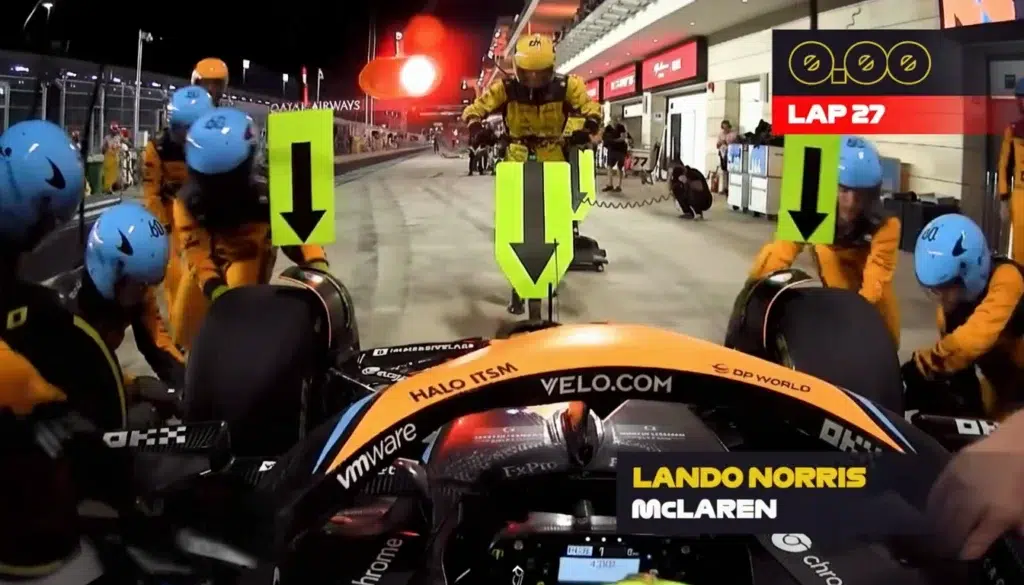 The World record fastest pit stop by red bull racing on 1012 Qatar Grand Prix with Landon Noris