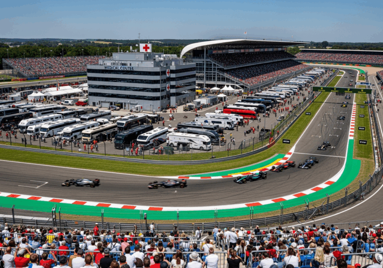 How can a city become a F1 Grand Prix host?