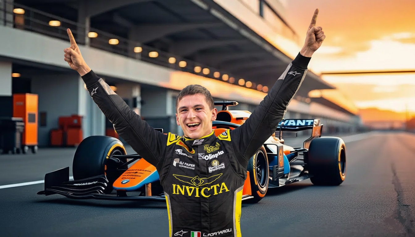 F2 Champion Leonardo Fornaroli embarks on new journey as McLaren’s test and development driver
