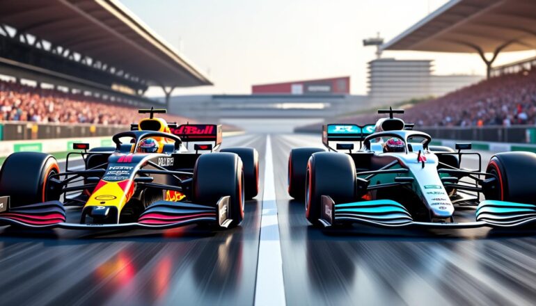 red bull and mercedes prepare to showcase innovative f1 engine strategies in an early-season showdown, promising thrilling competition and advanced technology battles.