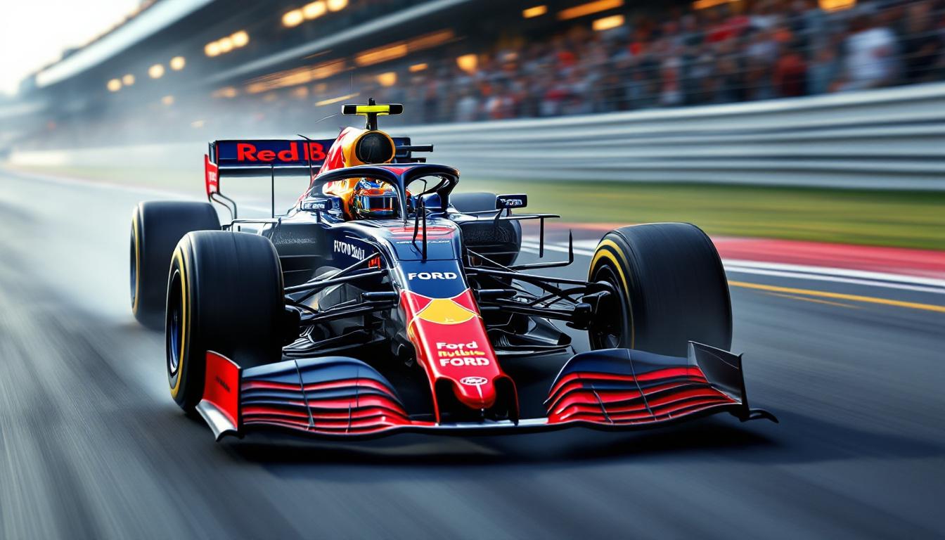 discover how carlos sainz showcases red bull ford's dominance through cutting-edge hybrid technology, setting new standards in performance and innovation.