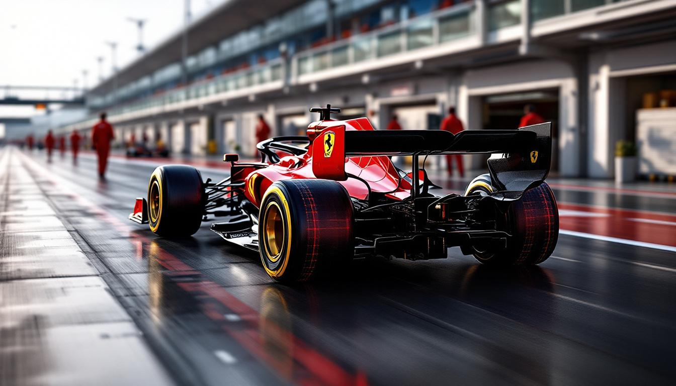 Ferrari unveils innovative rear wing design behind SF-26 exhaust