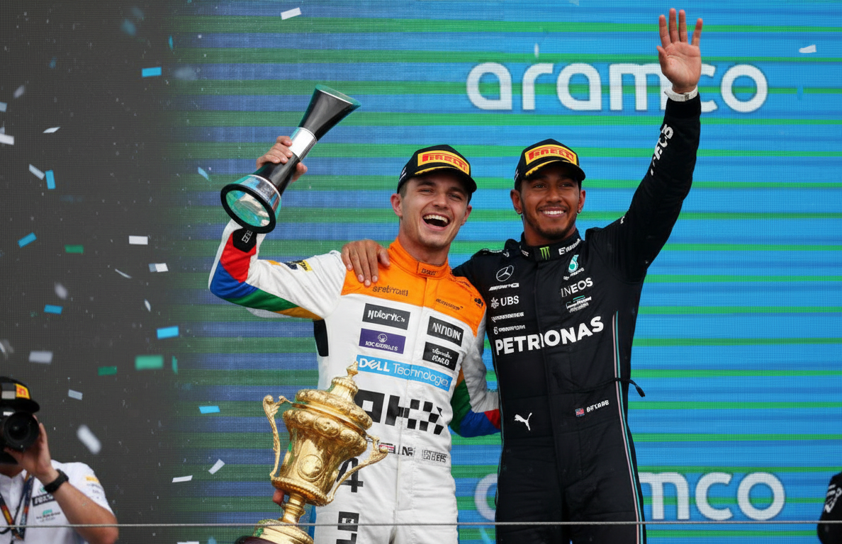 Lando Norris shares a unique honor with Lewis Hamilton