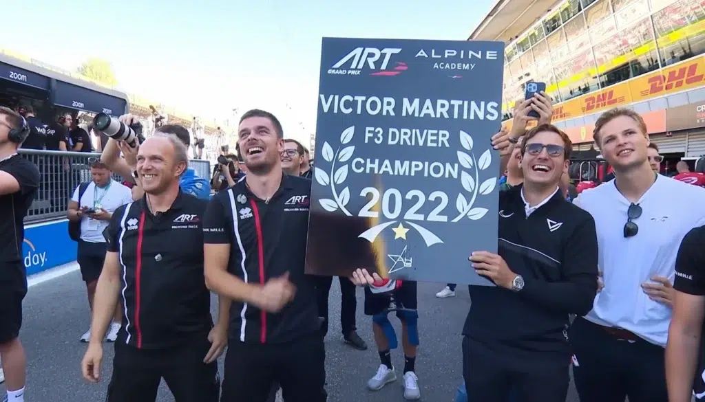 Victor Martins Winning F1 championship on 2022