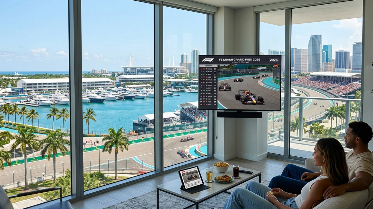 Watch Miami GP 2026 for free : no credit card, no Subscription, not a single penny