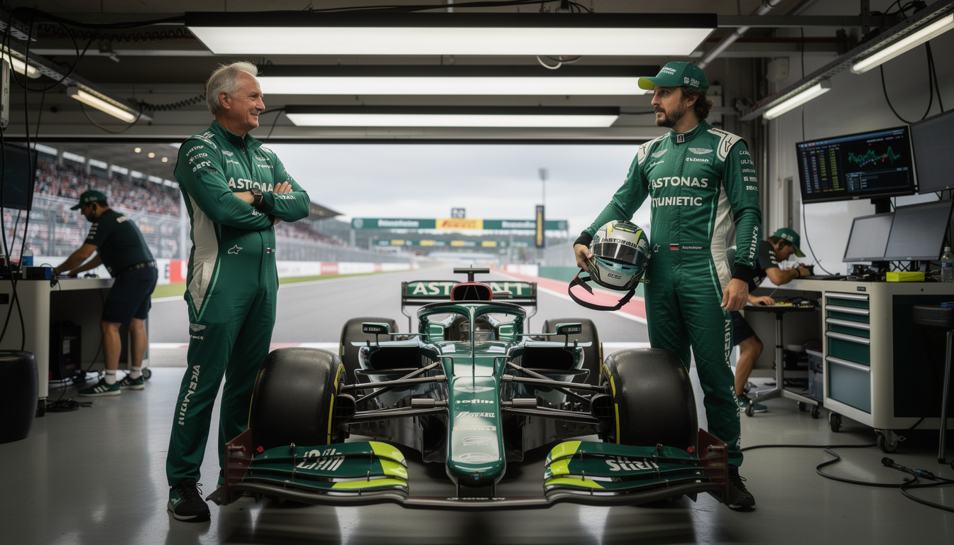discover how newey is working to secure fernando alonso's seat at aston martin for the 2027 formula 1 season, ensuring top performance and team success.