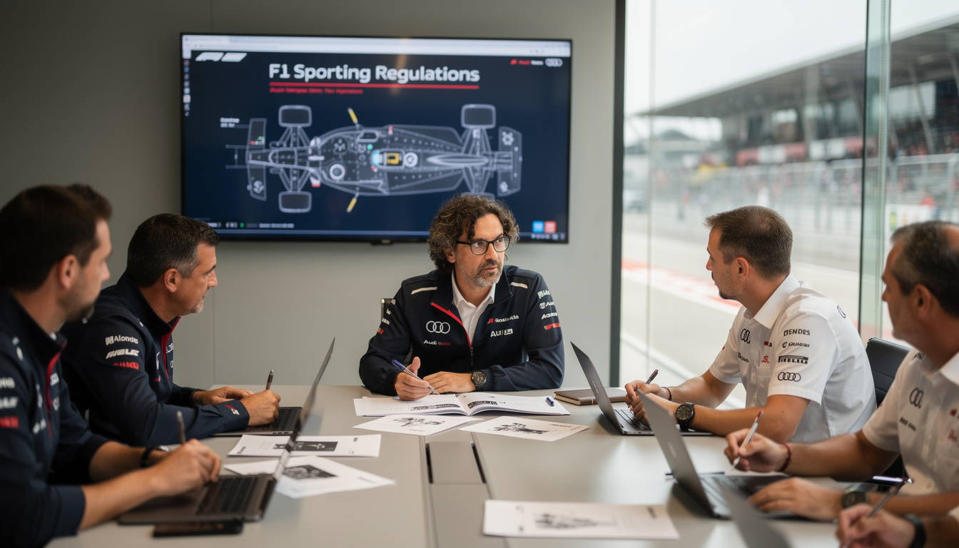 audi calls for a review of f1 aduo regulations, highlighting concerns over possible loopholes and unfair advantages.