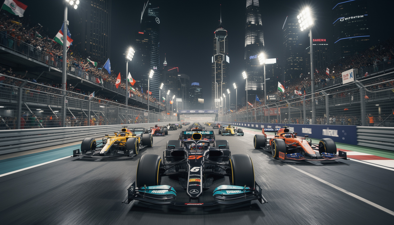 f1 prepares to make a decision on bringing back the middle eastern grand prix before the summer break, marking a potential return to the region's racing calendar.