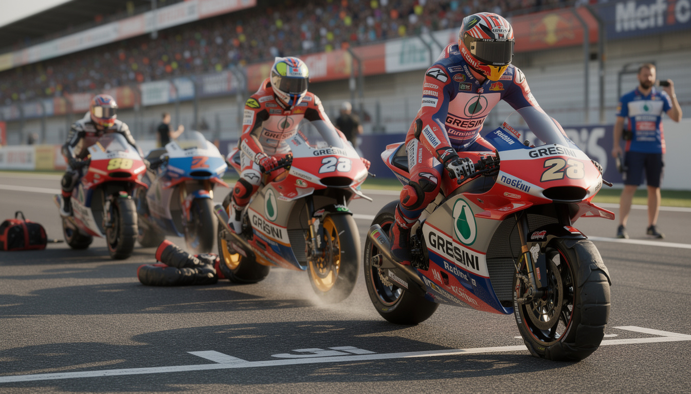 gresini racing secures two-year motogp contracts for riders joan mir and sergio holgado, strengthening their lineup for the upcoming seasons.