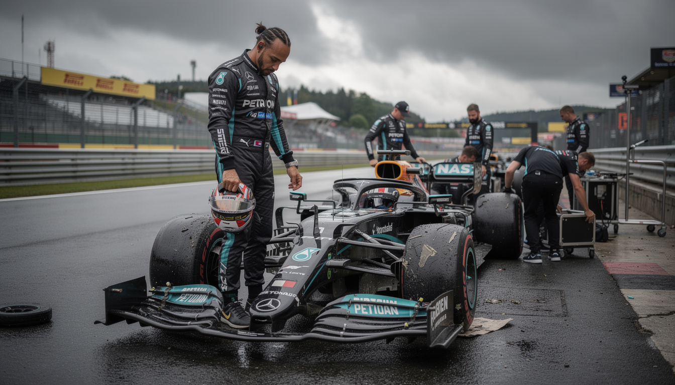 hamilton accepts full accountability for his underwhelming performance at the belgian grand prix, reflecting on the challenges faced during the race and his commitment to improve.