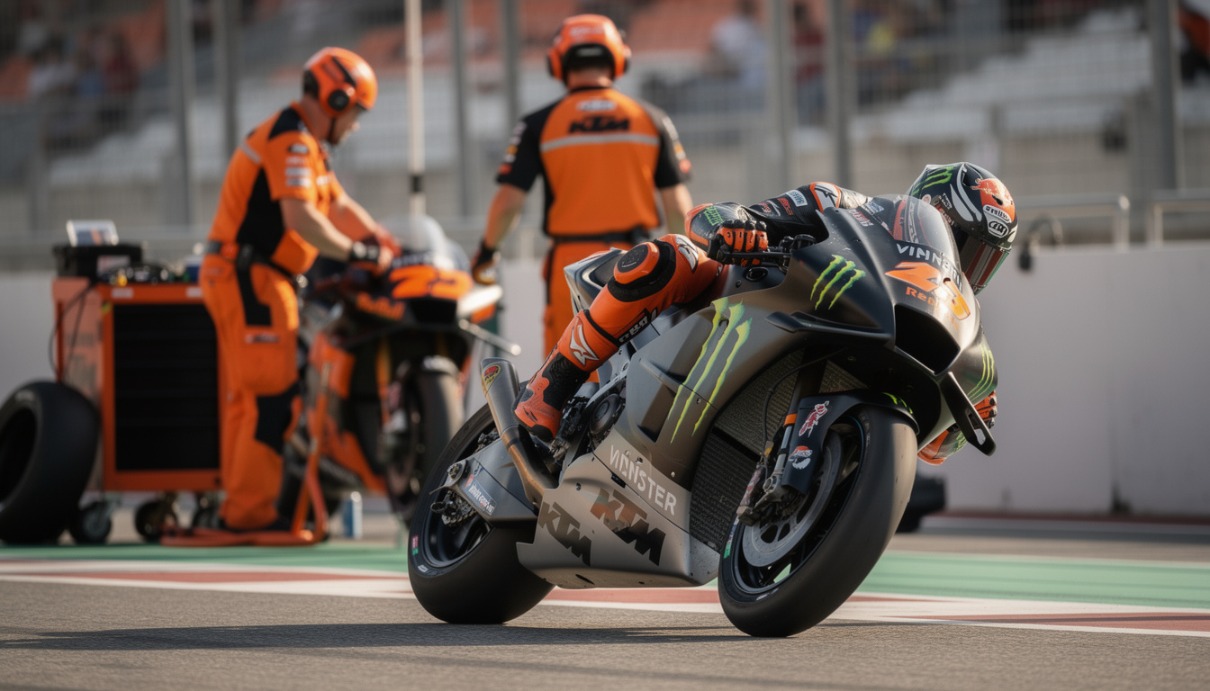 explore how the challenges faced by ktm in the conflict reflect the difficult periods maverick vinales experienced with yamaha, highlighting the struggles and resilience in both journeys.