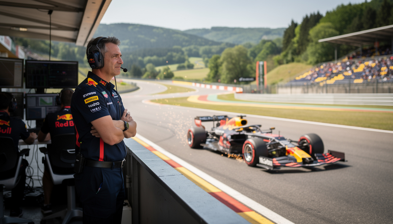 laurent mekies faces a bold challenge ahead of the formidable red bull showdown, navigating high stakes and intense competition in the racing world.