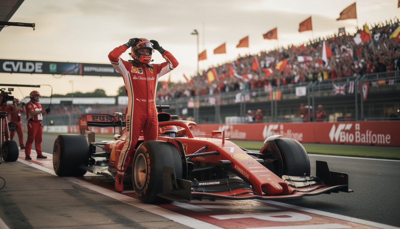 leclerc silences critics with a stunning british gp win, challenging negative narratives in formula 1 and proving his exceptional talent on the track.