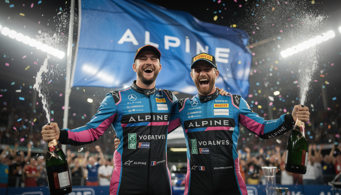 alpine confirms colapinto as gasly's teammate for the 2027 formula 1 season, securing their driver line-up with exciting prospects.