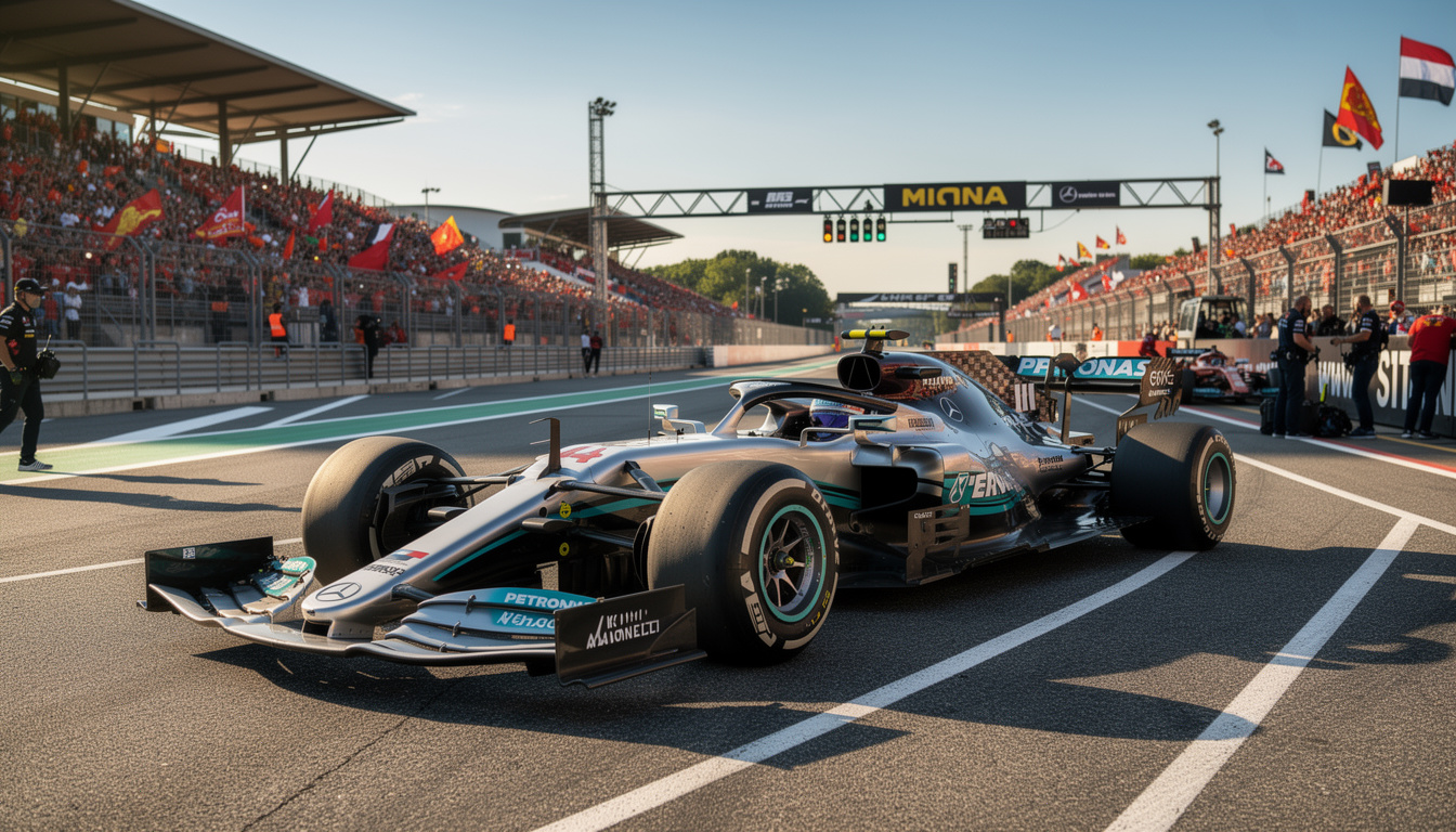 antonelli set to receive a grid penalty before the italian grand prix, impacting his starting position in the upcoming race.