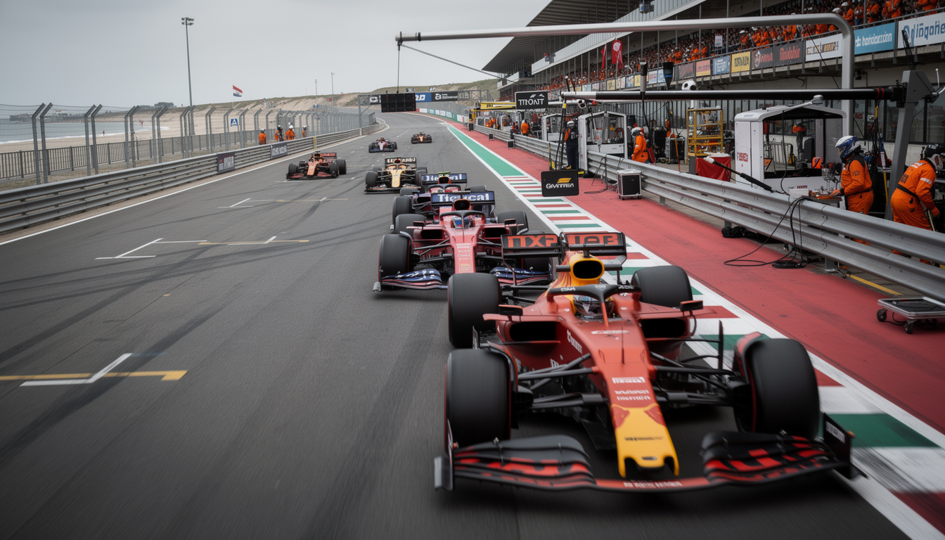 get ready for the dutch gp sprint as a driver prepares for their second pit lane start, promising an exciting and challenging race ahead.