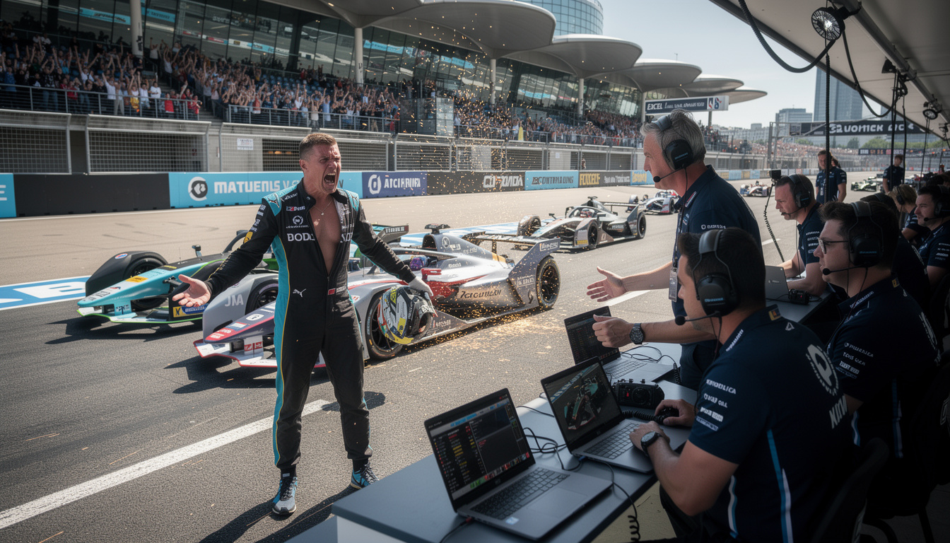 london faces widespread criticism over team orders during the thrilling formula e season finale, sparking fierce debates among fans and experts alike.
