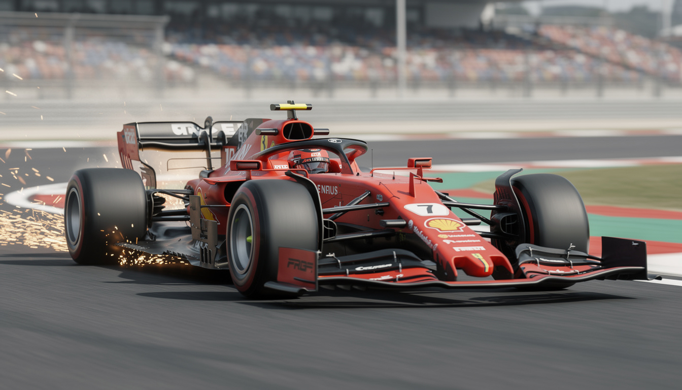 discover charles leclerc showcasing ferrari's fierce aggression in a thrilling, high-speed f1 showdown. experience the intensity of this fast-paced racing battle.