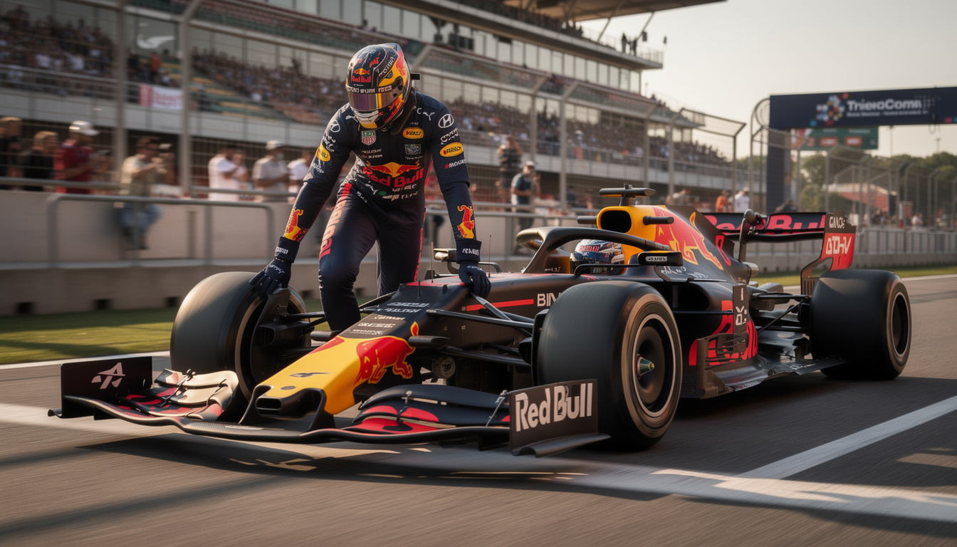 red bull discloses that the persistent car issue affecting verstappen will not be fixed until 2027, highlighting ongoing challenges in their racing technology.