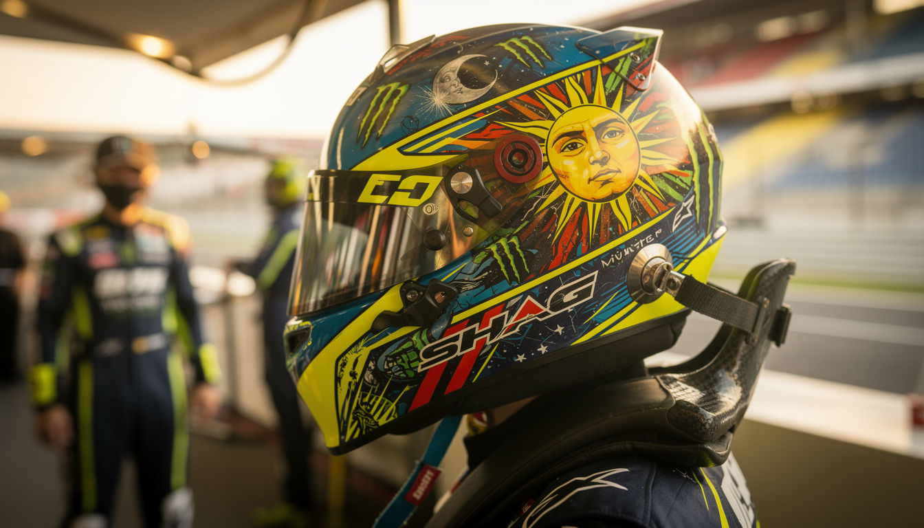 discover how antonelli creates valentino rossi's custom helmet for his home race, blending craftsmanship and innovation in this exclusive spotlight.