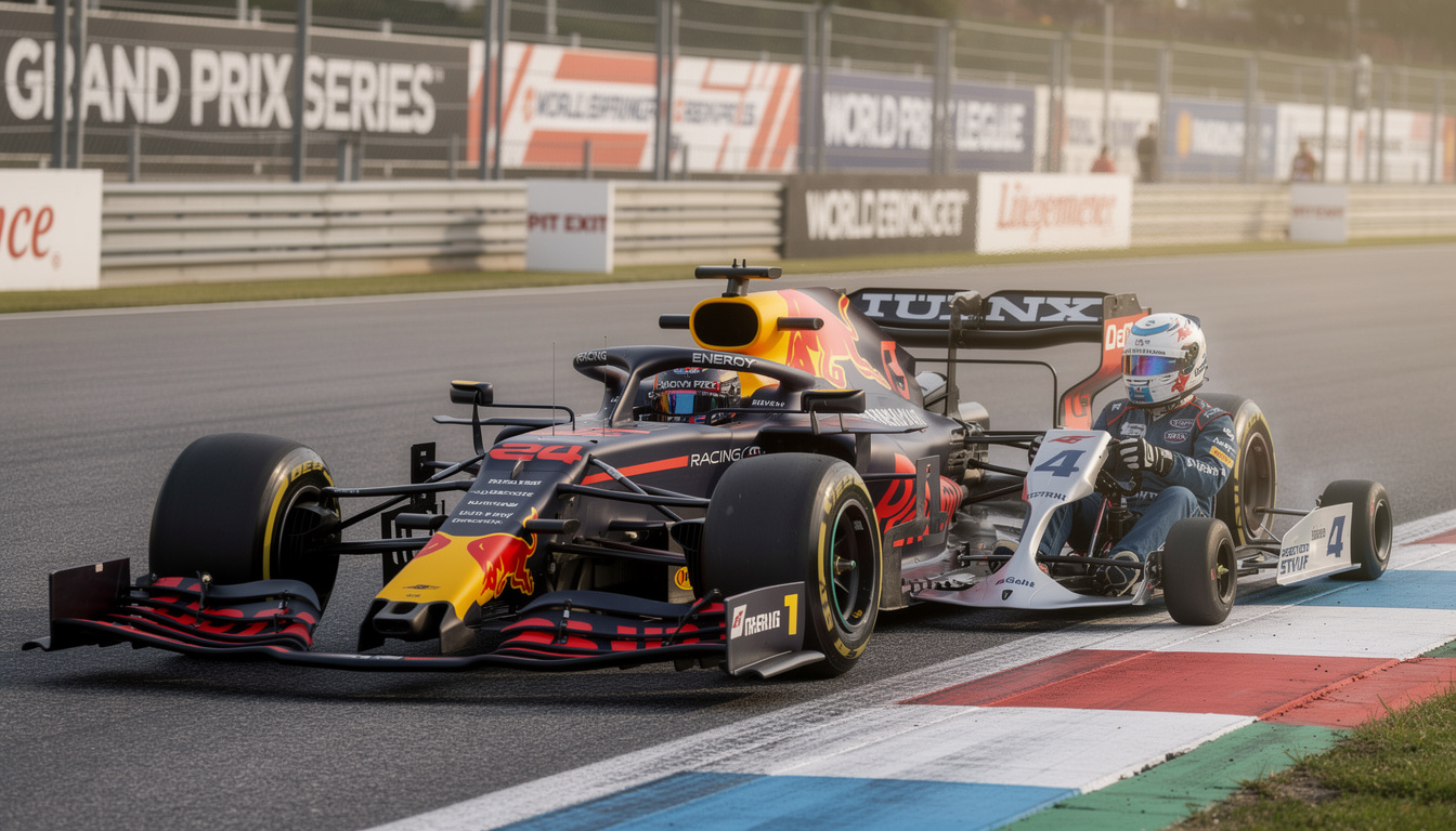 Verstappen Fires Intense Warning at Karting Rival: ‘I’ll Ram Him Straight into the Wall!