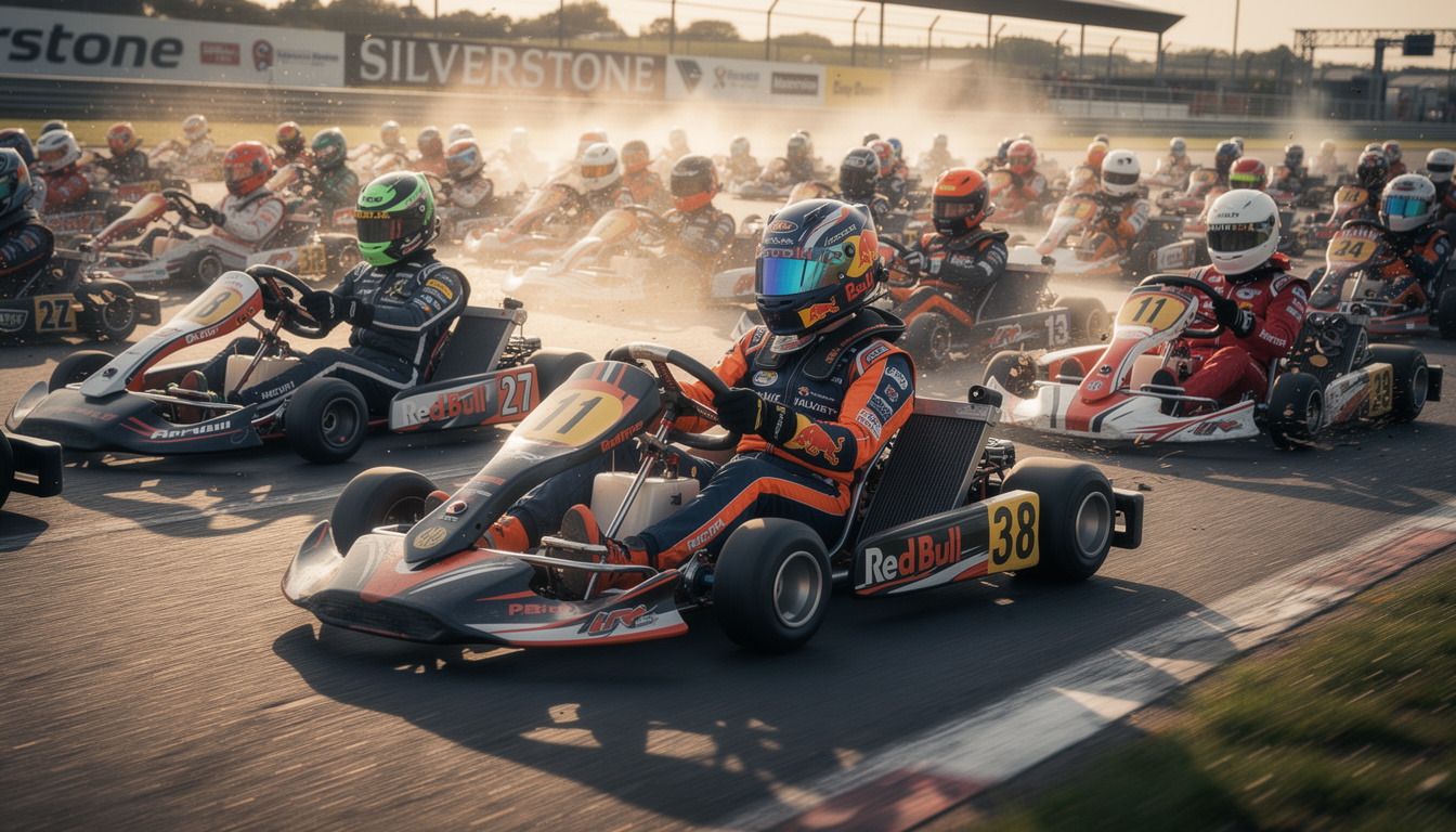 discover how max verstappen, known as the 'beast,' dominated the chaotic 100-karter race at silverstone with skill and determination.