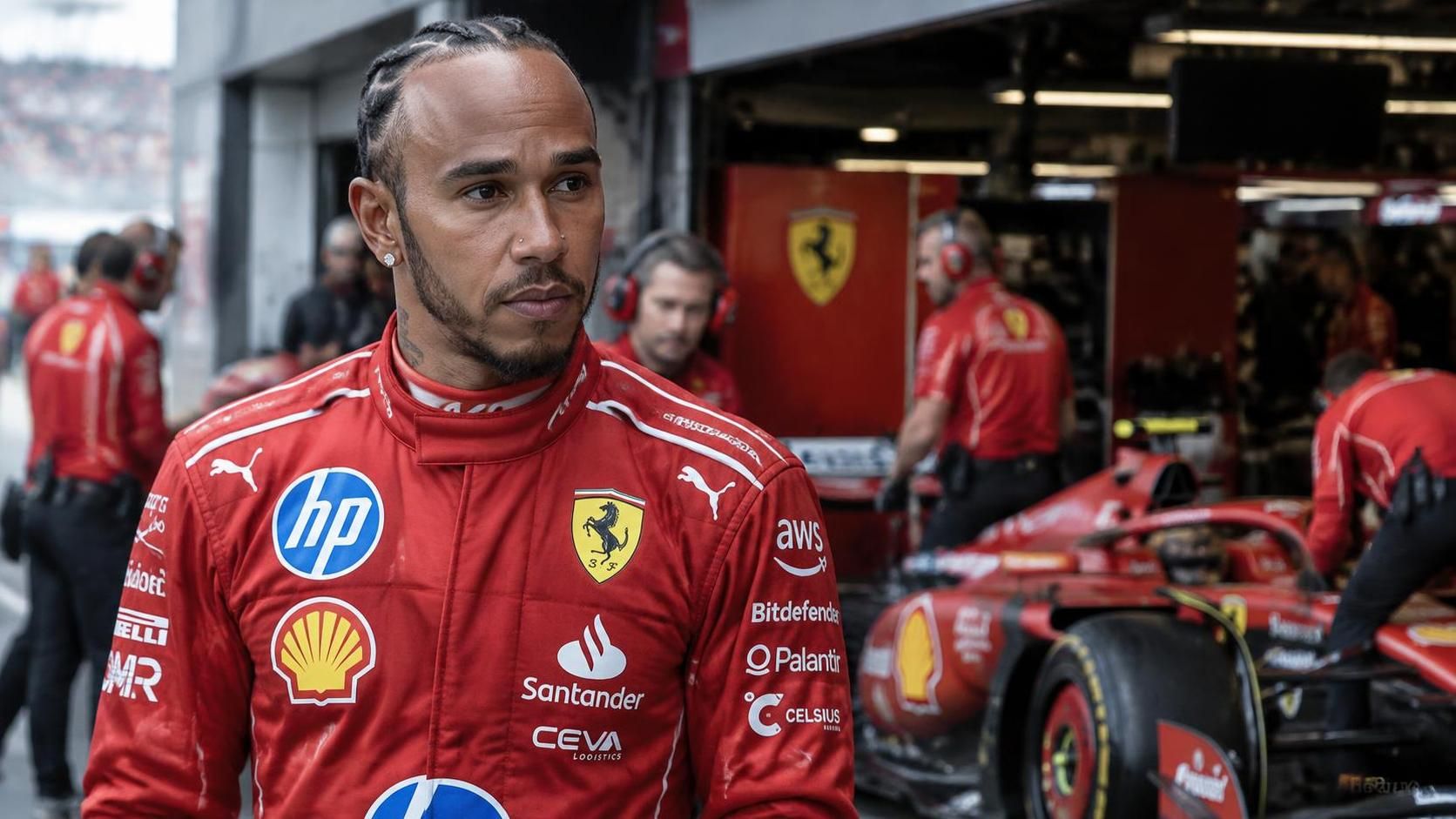 lewis hamilton dismisses speculation that ferrari used an alleged f1 trick at the mexico grand prix, putting rumors about the team to rest.