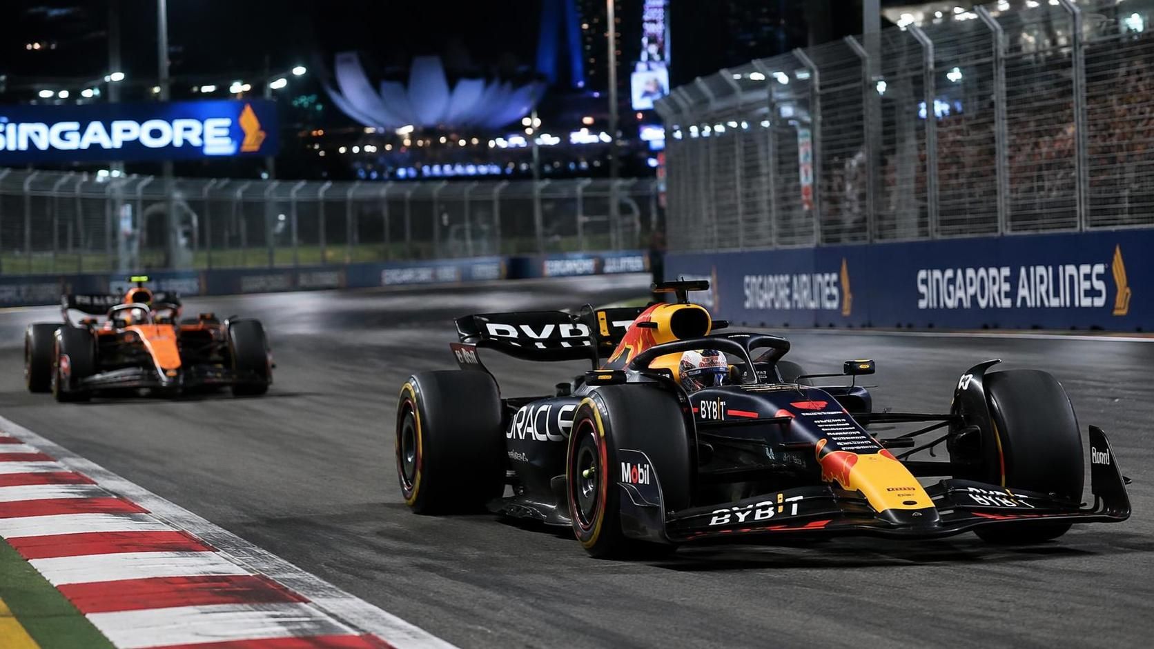 max verstappen sends a strong warning to his formula 1 rivals in singapore, making his championship ambitions clear ahead of the race.