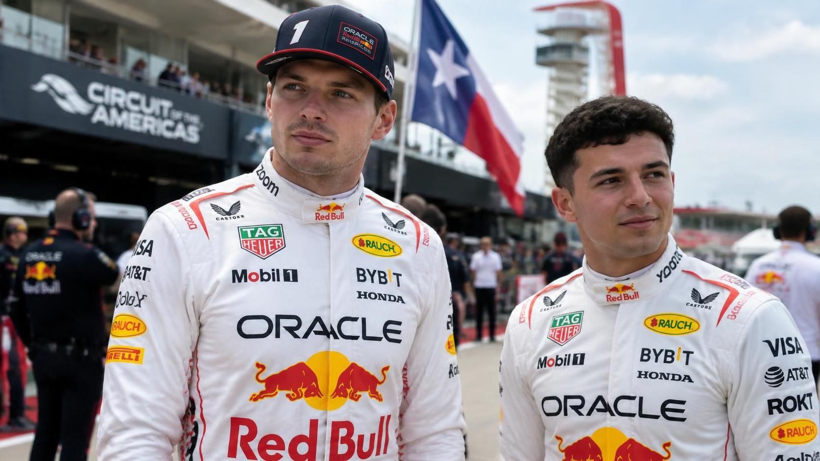 max verstappen and isack hadjar are set to sport a special one-off look at the united states grand prix.