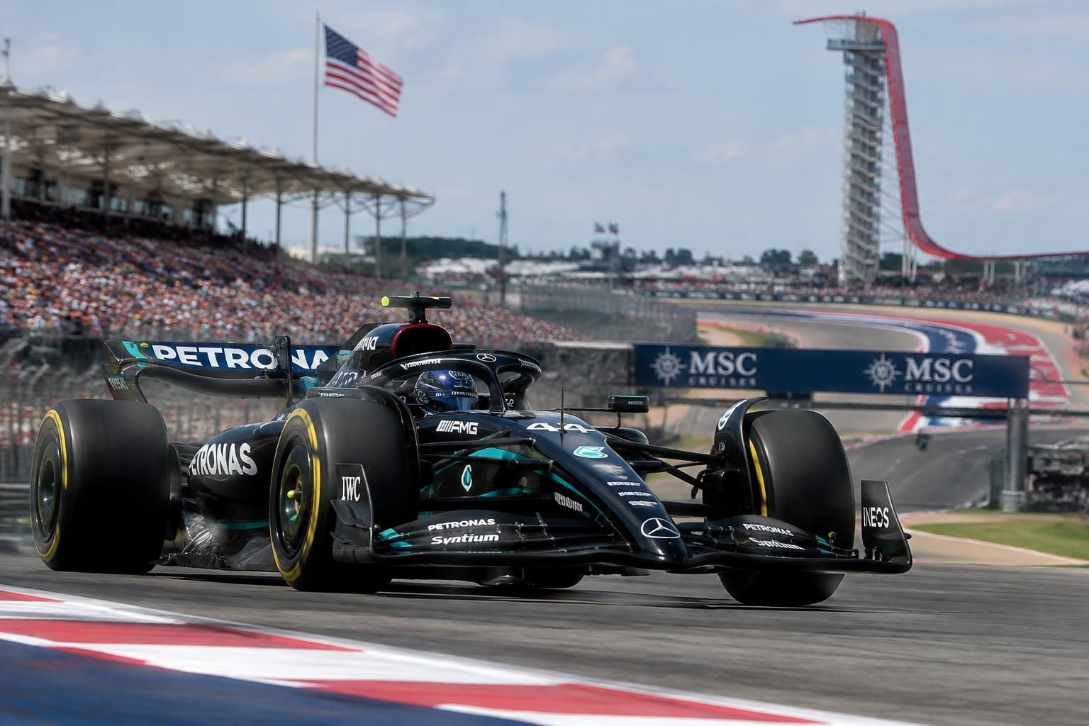 mercedes unveils a surprise livery update ahead of the united states grand prix, adding a fresh look to its race weekend.