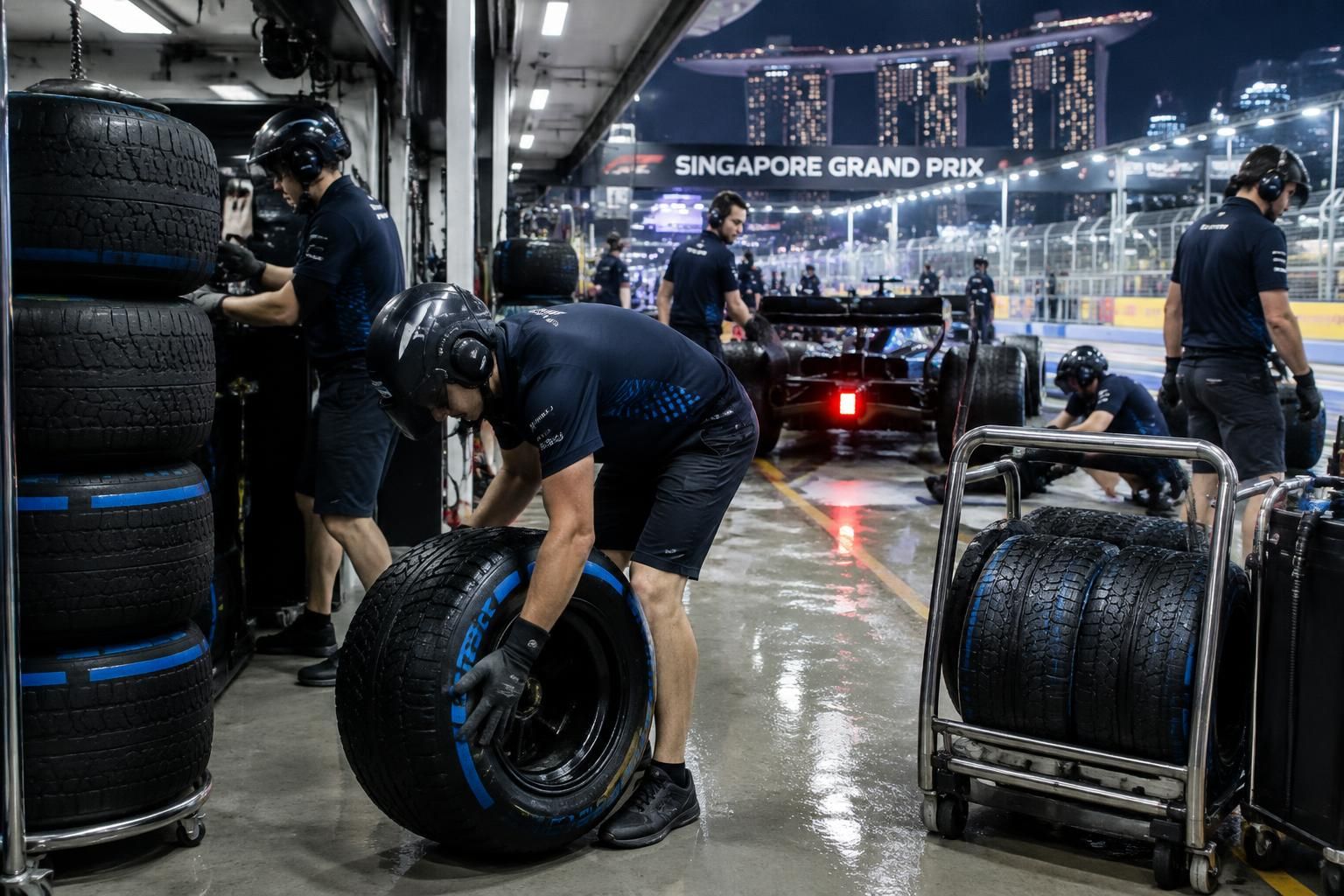 check the sunday weather forecast for the singapore grand prix, with a look at track conditions, grip, and potential impact on race strategy.